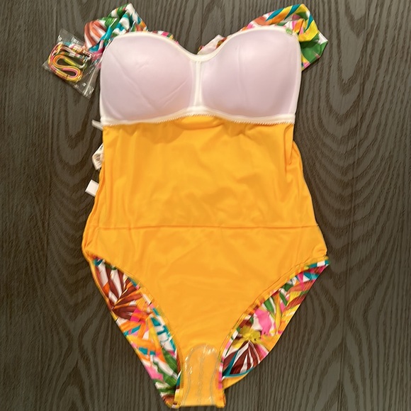 Bleu Rod Beattie Bandeau One Piece Swimsuit - New 🌴🌴🏖 - Picture 7 of 7